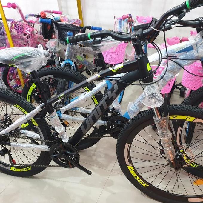 Terlaris Sepeda Gunung / Sepeda Mtb 26 Inch Unity ( 21 Speed ) ( Velg Tinggi )