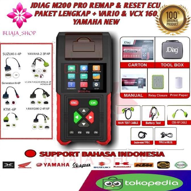 dina_shopsee - jdiag m2 pro alat remap ecu diagnostic tool obd2 scanner scener cek kerusakan motor i