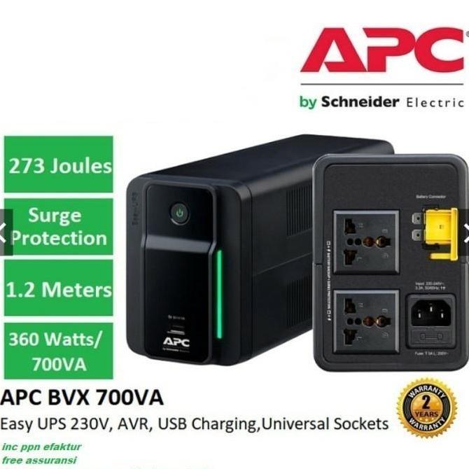 TERBARU - UPS APC BVX700LUI-MS