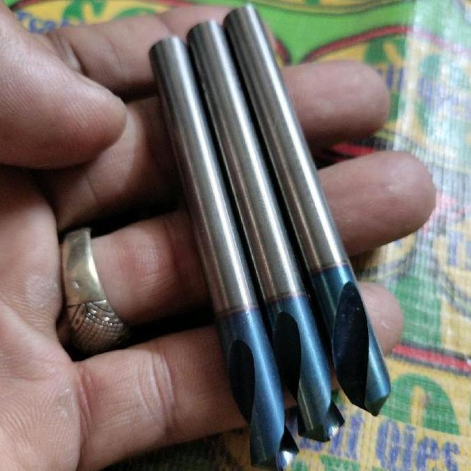 NC Drill Center Drill Carbide Spot Drill Bor center Carbide  8mm  Sudut 120 Derajat