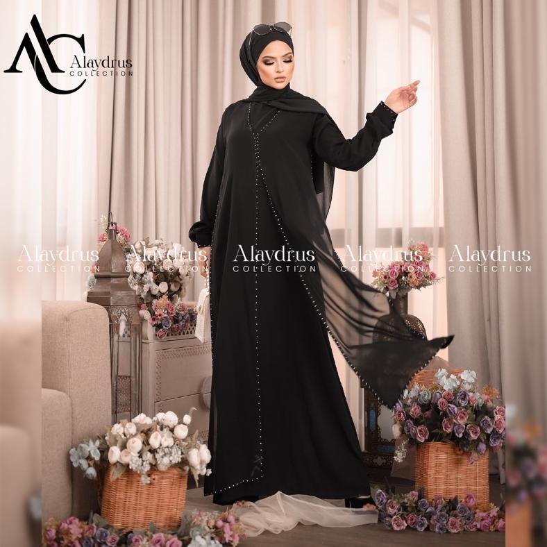 Viral  Alaydrus Collection Abaya Turkey Maxi Dress Arab Saudi Gamis Syari Muslimah India Wanita 188