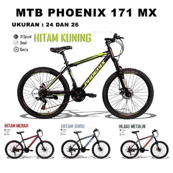 Terlaris Sepeda Gunung / Mtb 26" Phoenix 171 Mx