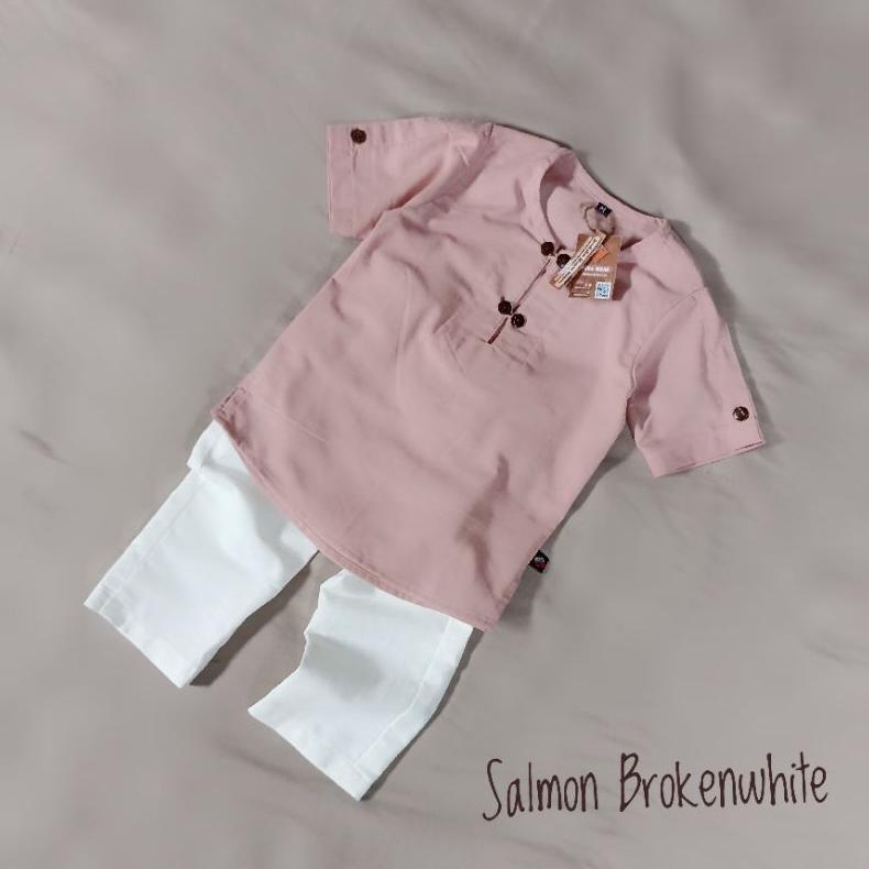 Bergaransi Fikar Set Kids- Setelan Anak Katun Linen Koko Anak Kurta Aqiqah Couple