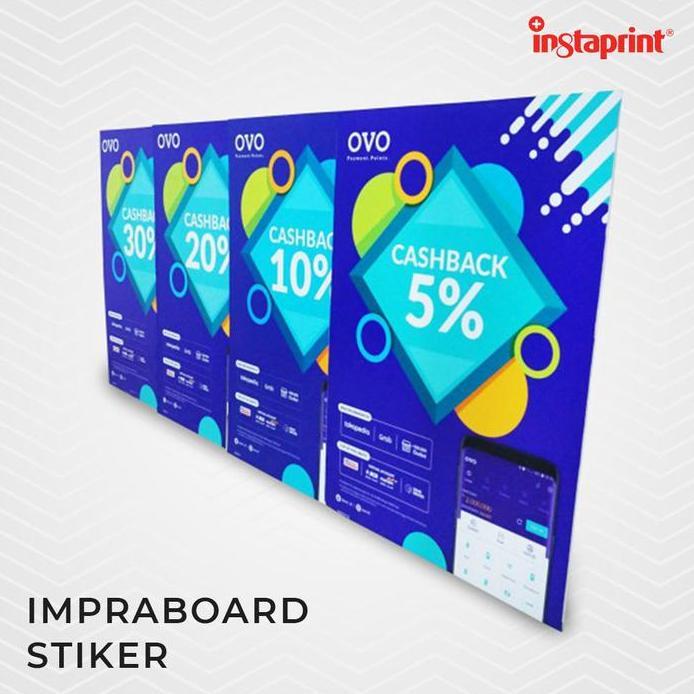 cetak impraboard murah/ Cetak Impraboard Dengan Stiker