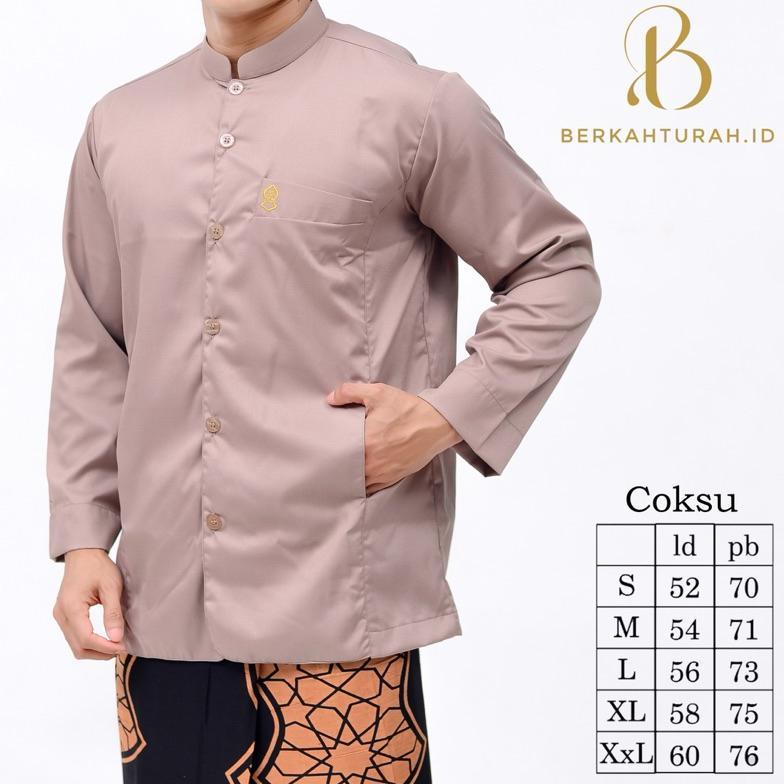 Awet Baju Koko Terompah Murah|Koko Pria Muslim Semi Jas