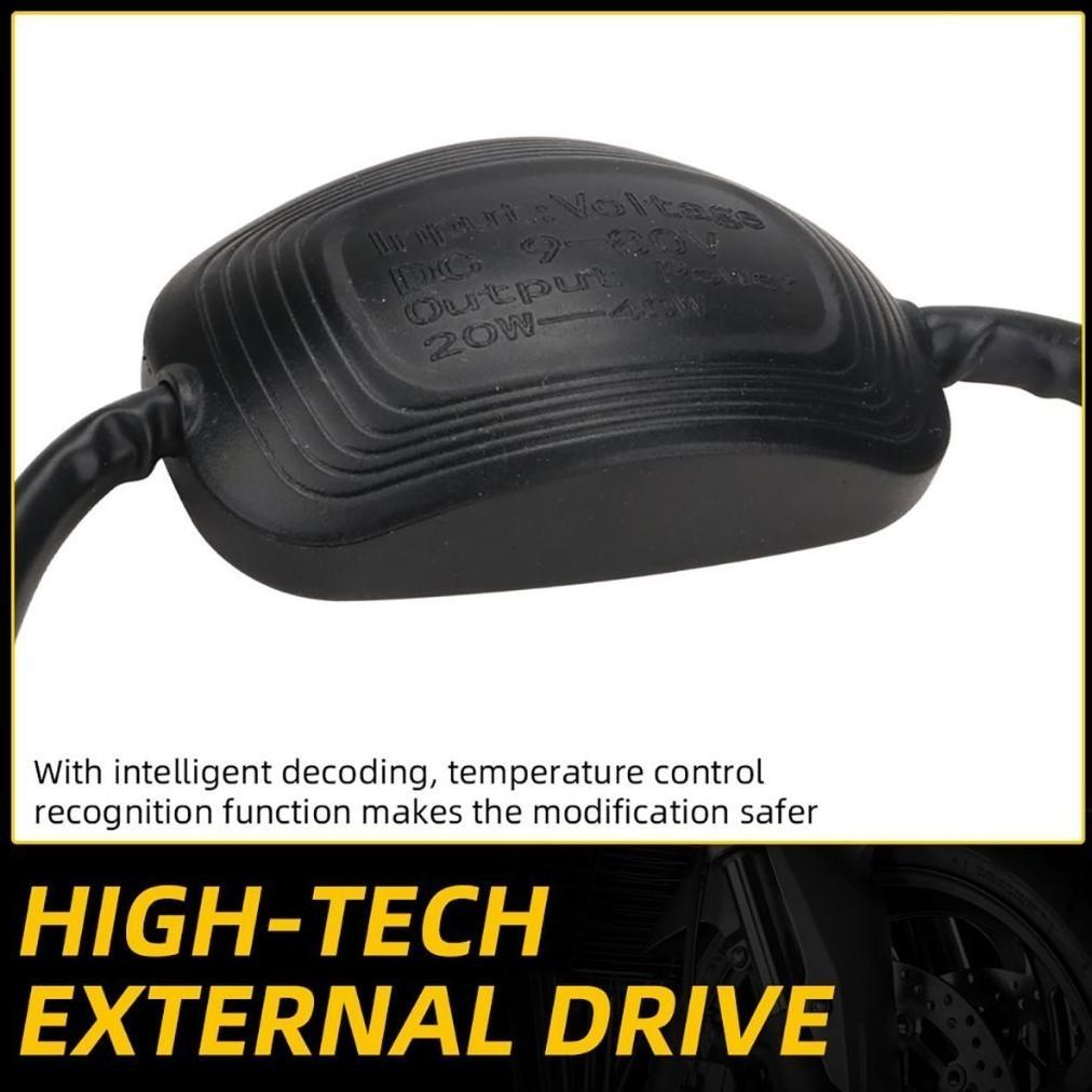 TERMURAH Lampu Led Motor 6 Sisi M02E Bergaransi Original 35 Watt/Lampu LED Motor H4 H6 6 Sisi M02E O