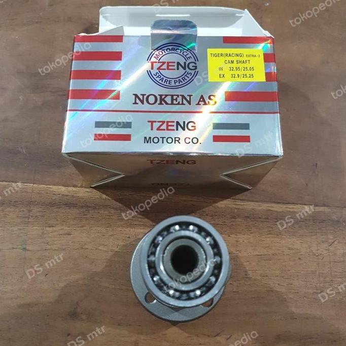 Promo NOKEN AS TIGER MEGAPRO CAMSHAFT RACING EXTRA-2 MERK TZENG PER PCS Diskon