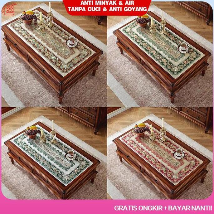 WOFLES <COD> Loyal Bosque Taplak Meja Tamu / Alas Makan dengan Kualitas Tinggi Berenda Anti Air 45x9