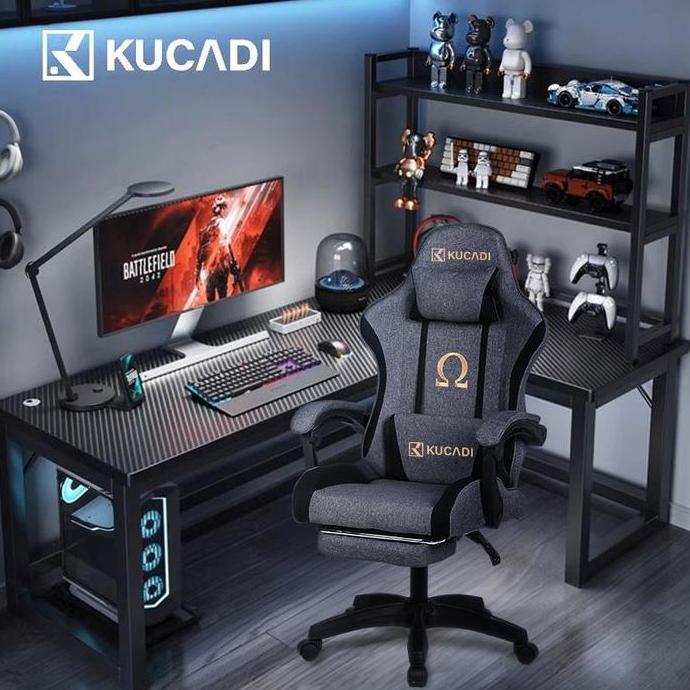 Terlaris Hanriver & Kucadi Meja Gaming Serat Karbon , Kombinasi Meja Dan Kursi Gaming, Kombinasi Mej