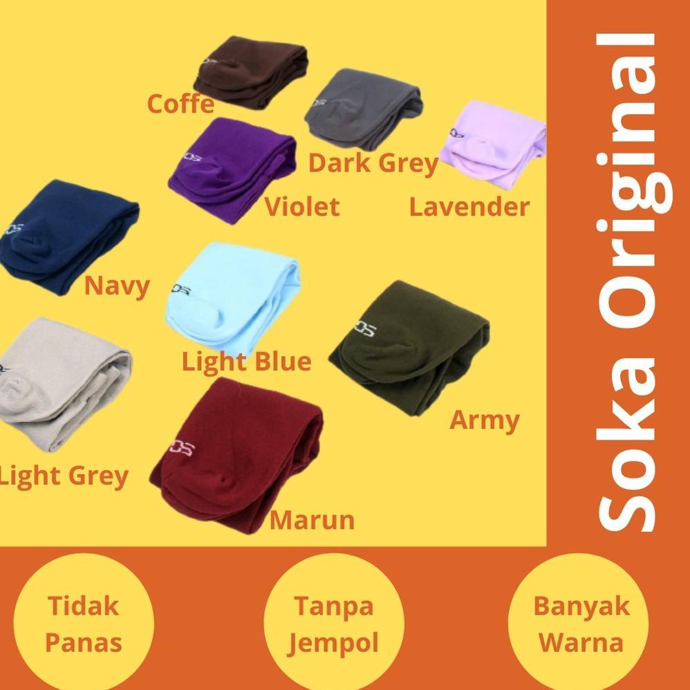 Soka Kaos Kaki Original Non Jempol Basic Sebetis M COD