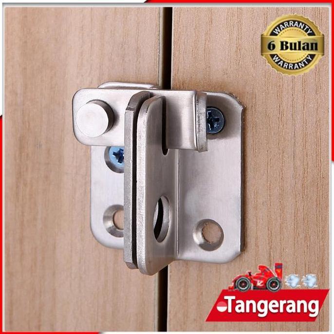REVALCOM Overpal Gembok Overval / Grendel Pintu Geser / Grendel Gerendel Stainless Steel