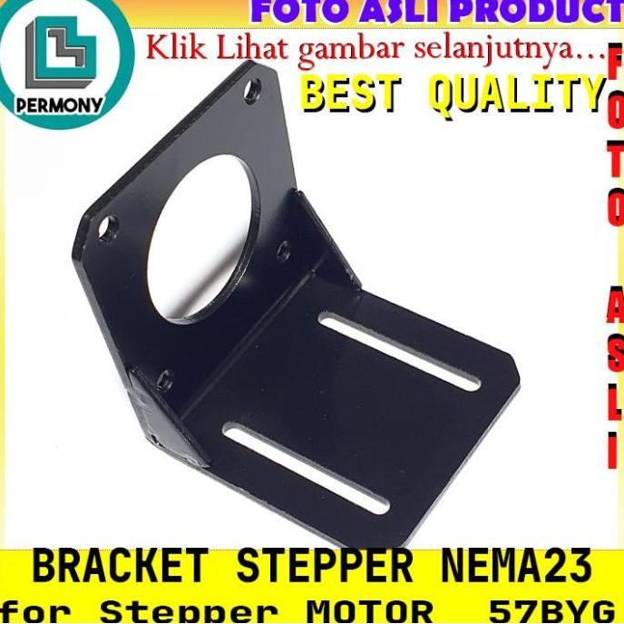 Bracket Nema23 Stepper Motor Holder Dudukan 57 BYG