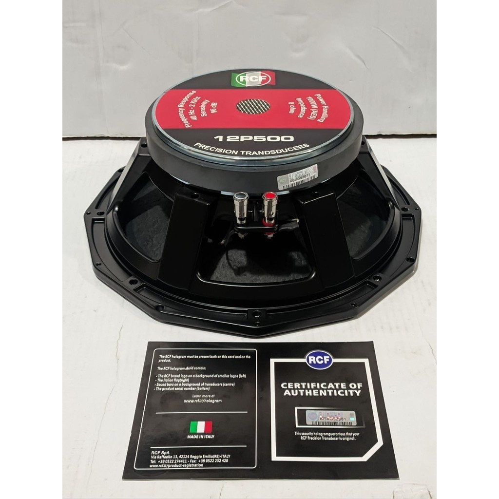 speaker 12 inch RCF 12P500 ITALY VC 3 IN ORIGINAL/speaker rcf 12p500 italy original vc 3 in