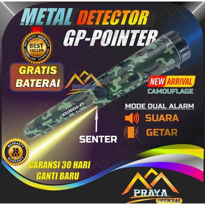 Gp Pointer S Metal Detektor / Alat Deteksi Logam Metal Emas Perak Kualitas Terbaik Harga Termurah