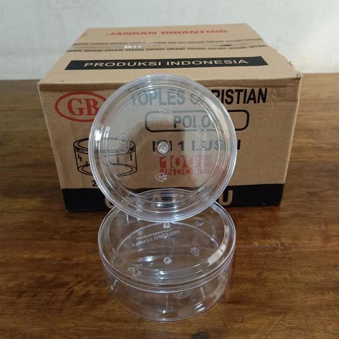 Lansungsand- Toples Kue Kering Plastik Christian/Lingkaran - 250 Gr