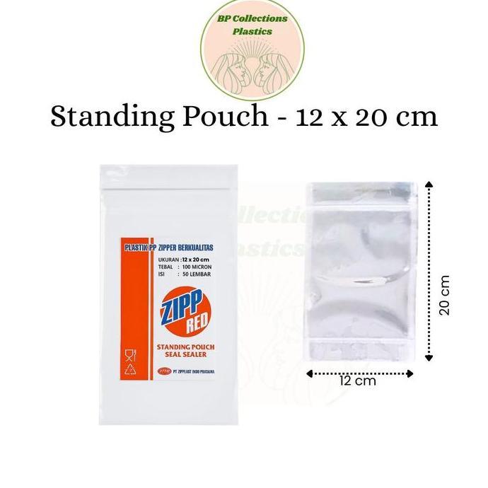 Lansungsand- 1 Dus Standing Pouch 10X17.6 10X17 12X20 14X22 16X24 16X32 20X29 Cm Pp Double Seal Zipl