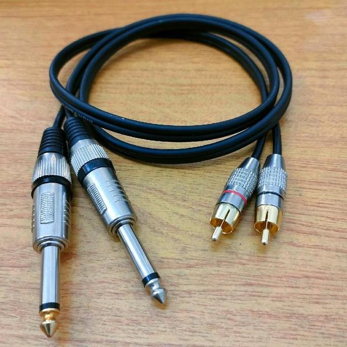 Promo KABEL AUDIO MIXER JACK AKAI TO RCA / KABEL AUDIO JACK RCA TO JACK AKAI Diskon