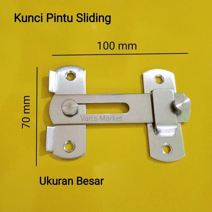 Waare- Grendel Pintu (Sliding Door) - Kunci Pintu Sliding Ukuran Besar