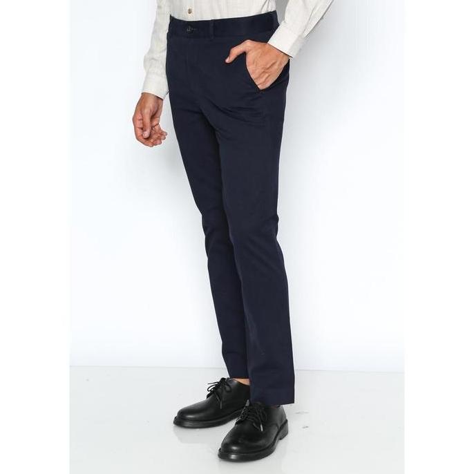 Ready Valino Celana Chino Navy Pria - V-Xxxl09-M5 | Original 100%