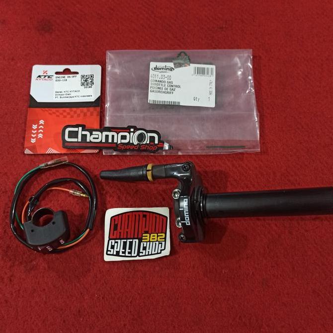 Paket Gas Spontan Domino Italy Saklar Engine KTC Kytaco Ninja RR 150RR