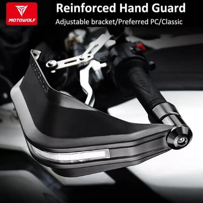 Promo Motowolf Hand Guard Motor Handlebar Protector Motorcycle Stang ProGuard Universal Diskon