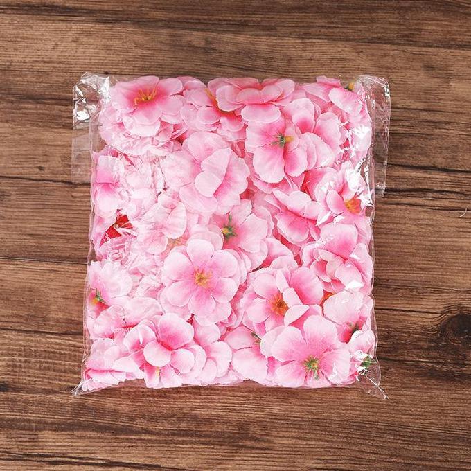 Lansungkirim- Bunga Meihwa Tabur Dekorasi Imlek Meihwa Bunga Kain Sakura Pink Murah