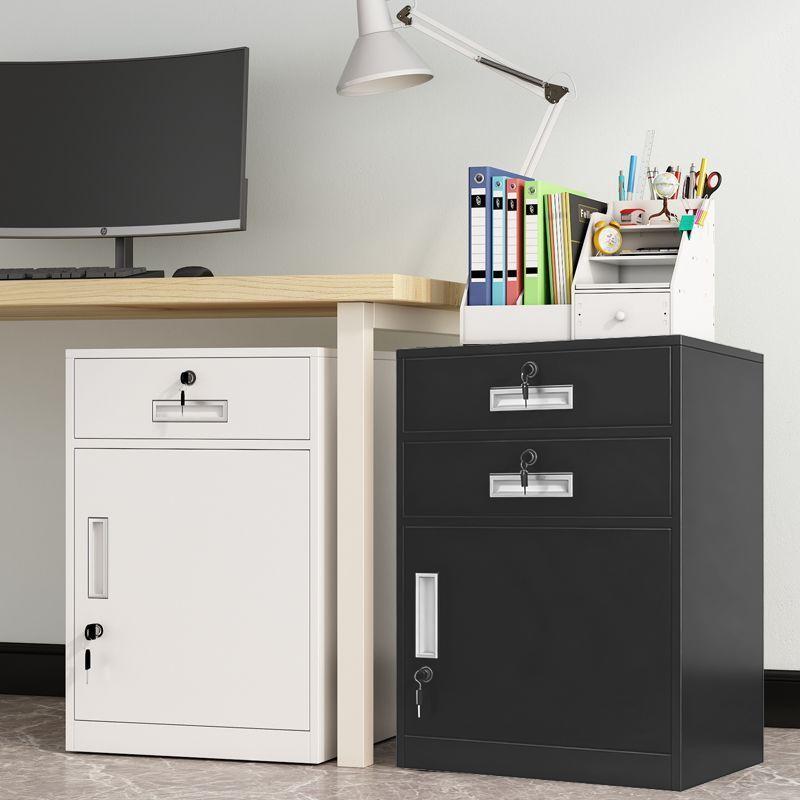 [Kata Sandi+Kunci]Lemari Arsip Besi  Dengan Laci Filling Cabinet Lemari Arsip Sekolah Lemari Arsip K