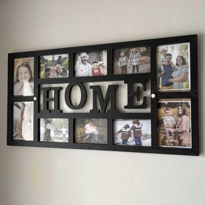 TERBARU 2026 GC1017 Square Frame Bingkai Foto Besar Pigura Dinding Family Photo / frame foto dinding