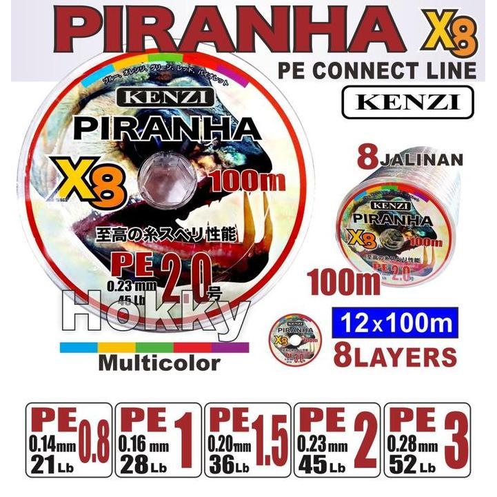 PE KENZI PIRANHA X 8 