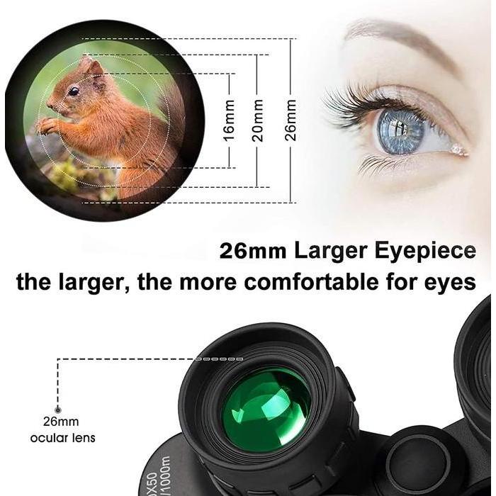 Puncakx- Teropong Binokular Jarak Jauh Hd Long Range Night Vision