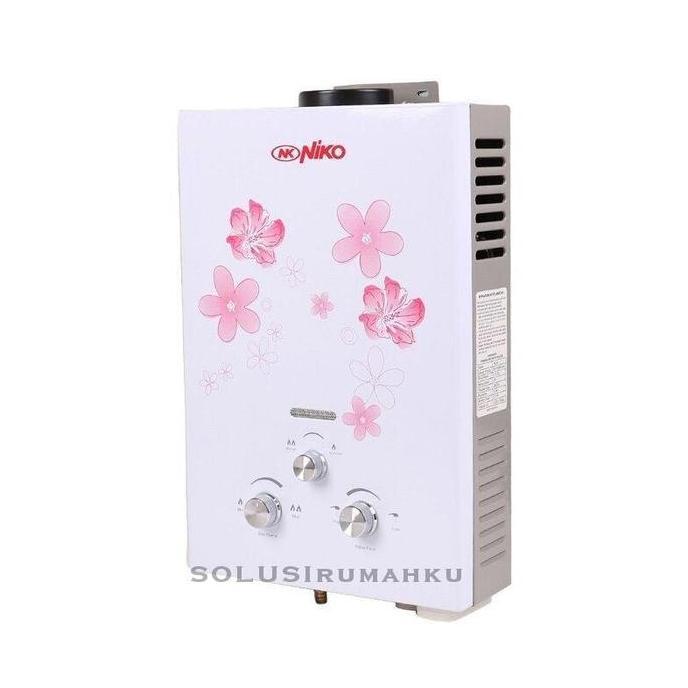 Water Heater Gas LPG NIKO WHITE / Pemanas Air Mandi Hangat