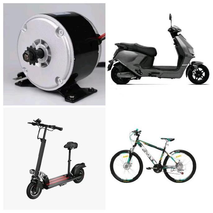 Dinamo Sepeda listrik Lengkap 24V-250W Kit Motor Brush Controller Set Outdoor