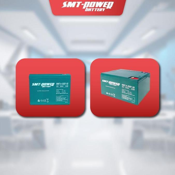 Aki Selis SMT 12V 12AH Aki Sepeda Listrik Baterai Aki Motor Listrik