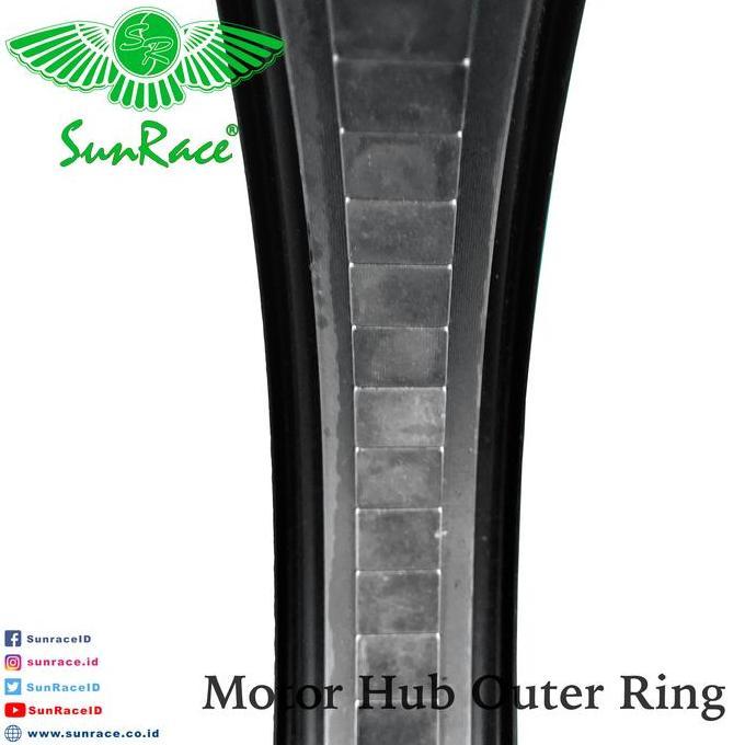 RING HUB MOTOR / VELG / WHEEL BELAKANG SEPEDA LISTRIK + MAGNET