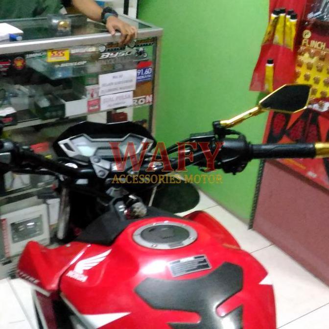 Promo Stang Byson Universal - Stang Motor Model Yamaha Byson Silver Hitam Diskon