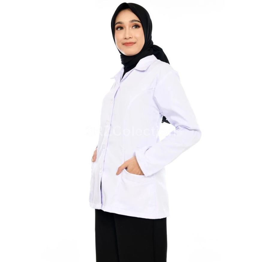 OOTD Baju Dinas Putih Pns Wanita Baju Pdh Seragam Putih Pns Wanita Atasan Cewek Baju Perawat Lengan 