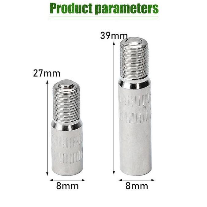 JALACA Adaptor Pentil Sepeda Presta to Schrader - Converter Aluminium Anti Bocor untuk Ban MTB/Fixie