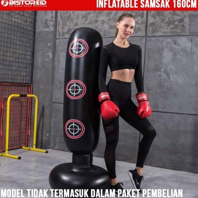 Samsak Tinju Berdiri Taekwondo Karate Boxing Samsak Standing Anak D66