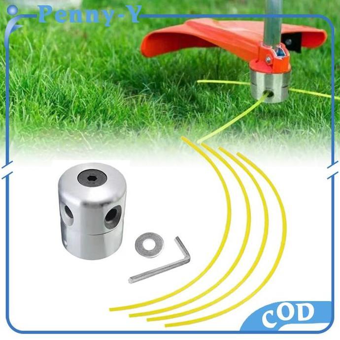 IMAGIN 1set Mata Potong Rumput Senar Universal String Trimmer Head Mata Pisau Mesin Potong Rumput