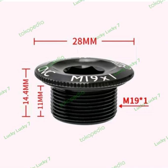 Murah Baut Crank HT2 M19 Baut M19 Tutup Crank M19 HT2 M19 Non COD