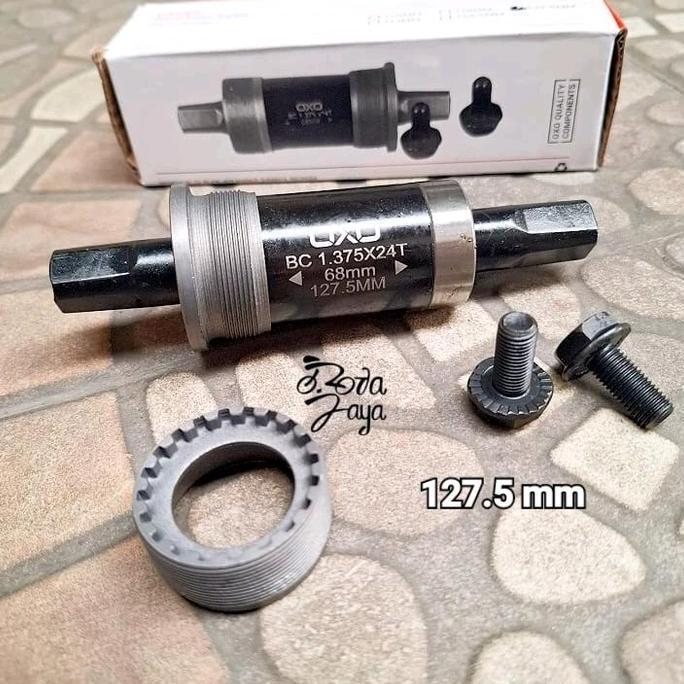 Murah 127.5mm AS GIR sepeda MTB BEARING  AS BB GIR BEARING MODEL KOTAK OXO 127.5 mm Non COD