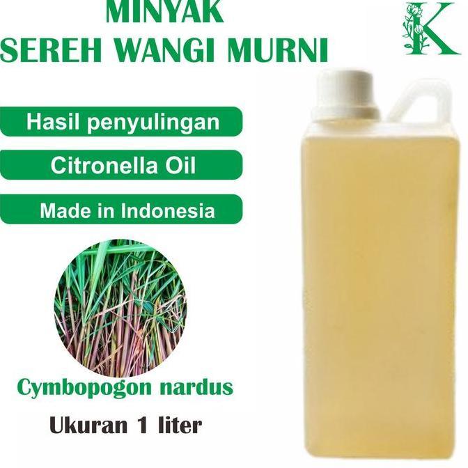 1liter minyak sereh wangi murni tanpa campuran citronella oil minyak atsiri asli penyulingan 250ml 5