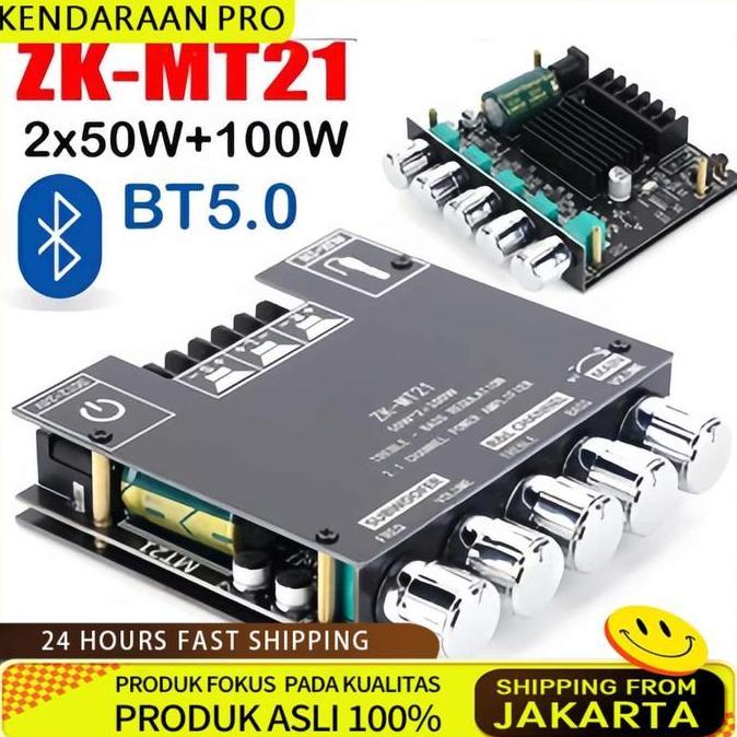 SABDAA317 - ZK-TB21/ZK-MT21 AUDIO STEREO BASS POWER AMPLIFIER BOARD  BLUETOOTH 5.0 50WX2+100W AMPLIF