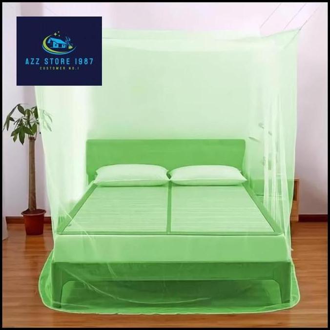 Kelambu nyamuk kelambu kotak Lipat kelambu murah ukuran jumbo terbaru