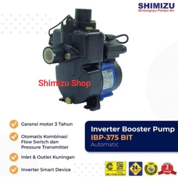 Pompa Air Shimizu Inverter Booster Pump IBP 375 BIT / Shimizu IBP 375BIT terlaris