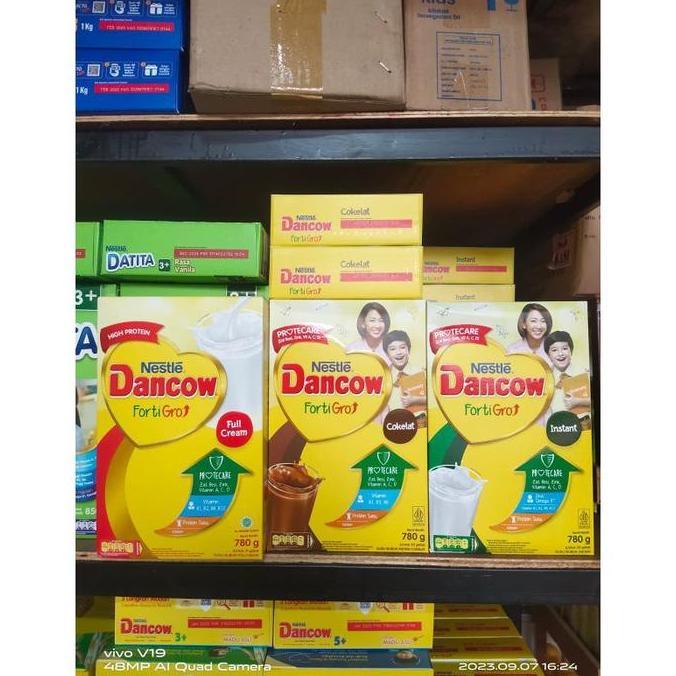 Dancow fortigro t,fullcream,coklat 780 gr