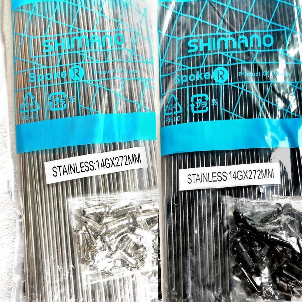 Jari Sepeda Roda 27.5 Ruji 272 Mm Stainless Plus Nipel