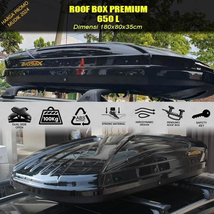 Roof Box Bagasi Atas Mobil Model Thule 600L Auto Box