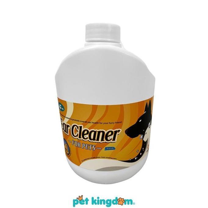 Pet Kingdom 1.9 Ltr Pembersih Telinga Hewan Peliharaan Cairan Pembersih Telinga Obat Tetes Telinga P
