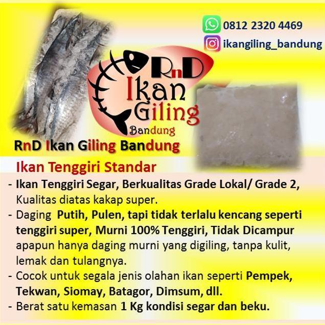 Ikan Tenggiri Giling Beku Kualitas Standar Area Bandung